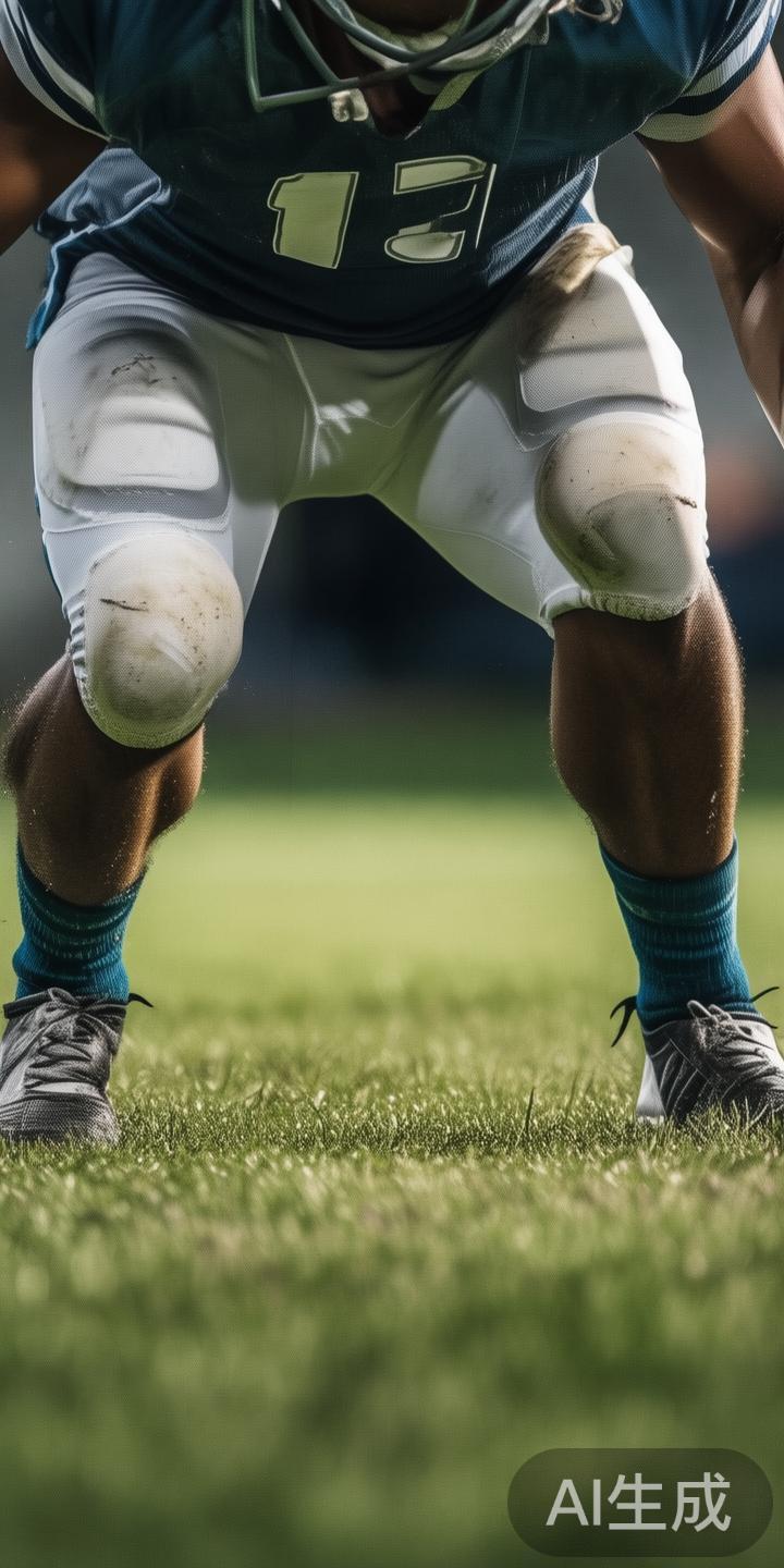 低重心准备
在突破前，球员应保持膝盖微曲，身体略