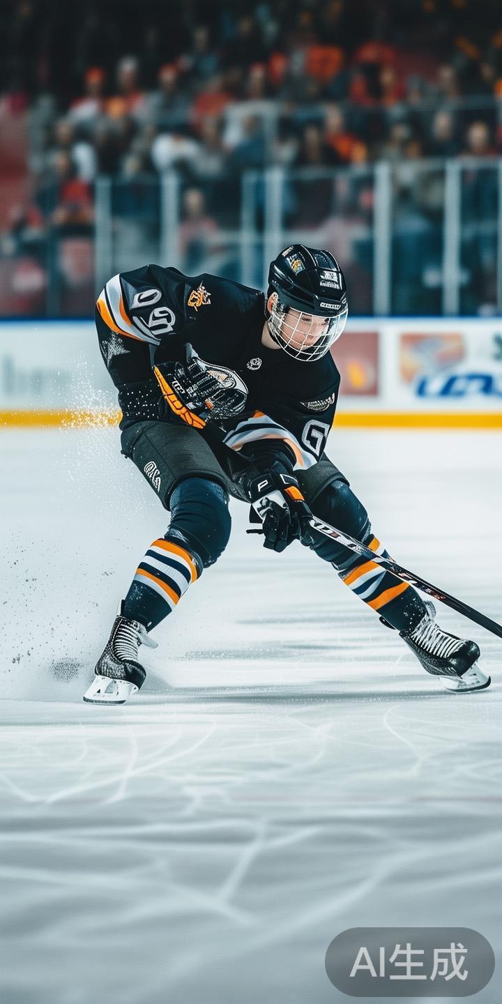 在激烈的冰球比赛中，优秀的突破技巧不仅可以帮助球员